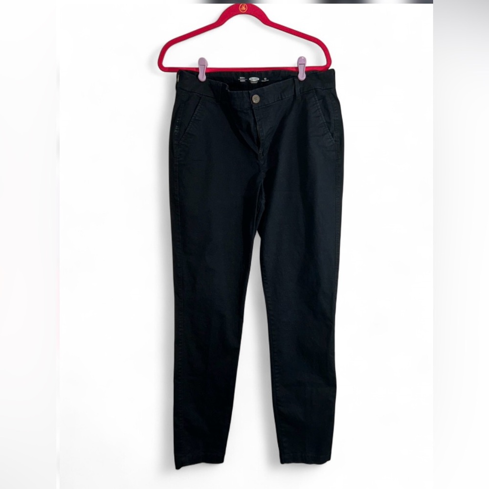 Old Navy Black Trousers with Button Detail